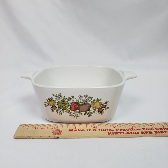 Corning Ware Petite Casserole Dish Spice of Life P-43-B 2.75 cup VTG EXCELLENT!! - Picture 3 of 10